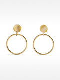 Pendientes Largos Con Aro