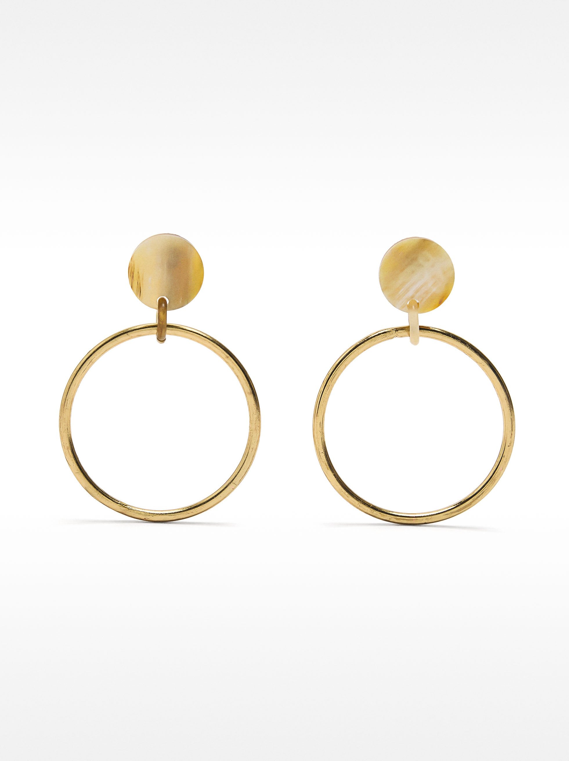 Pendientes Largos Con Aro