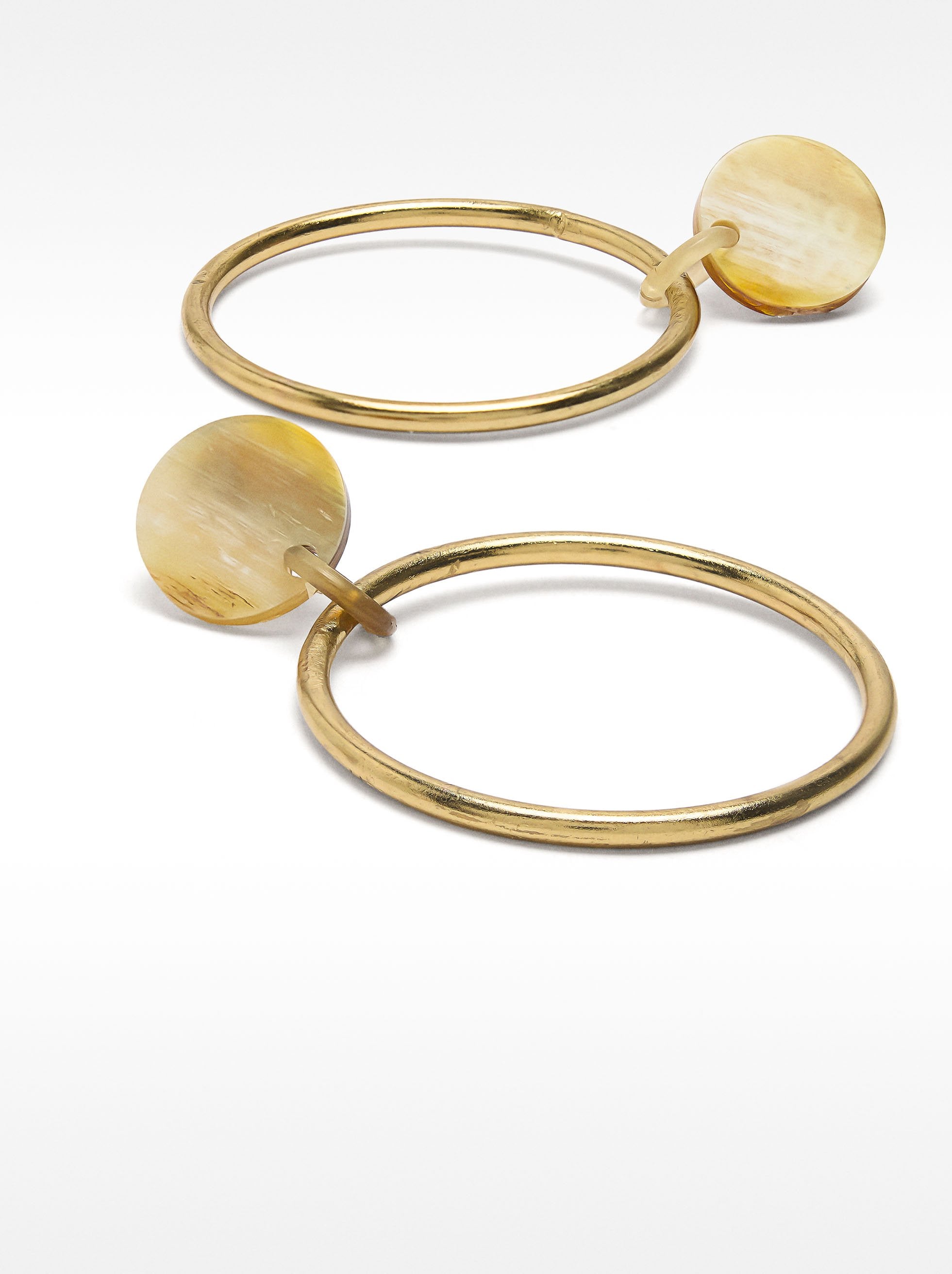 Pendientes Largos Con Aro