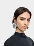 Pendientes Maxi De Flor Doble Esmaltados