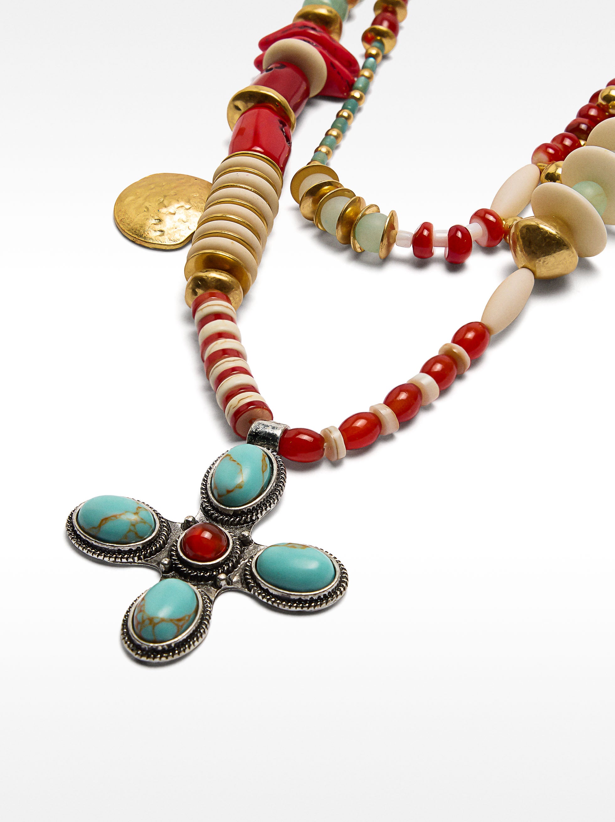 Set De Collares Con Colgante De Piedras