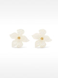 Pendientes Maxi De Flor Perolada