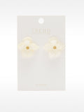 Pendientes Maxi De Flor Perolada