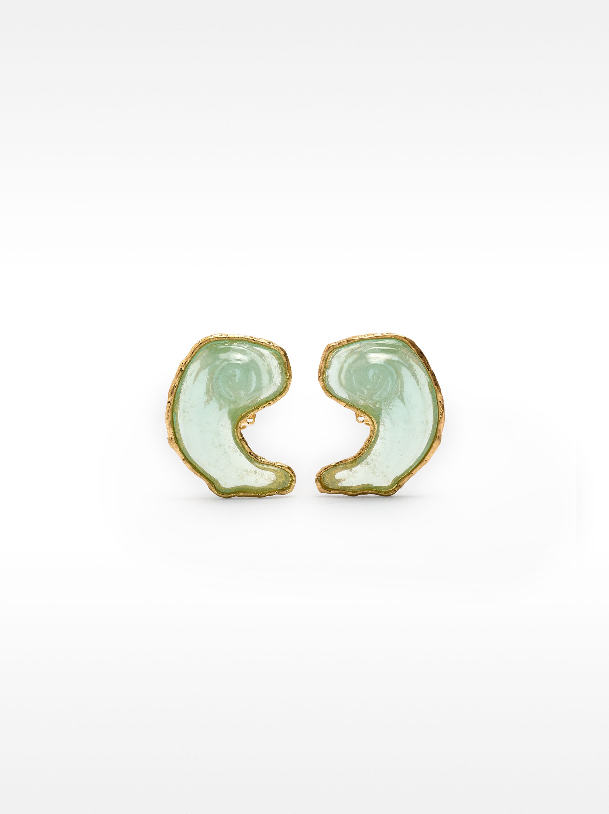 Pendientes De Resina Con Conchas