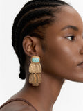 Pendientes Maxi Largos Con Piedras