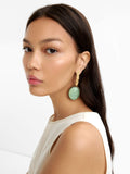 Pendientes Largos Maxi De Barra Con Piedras