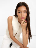 Anillo Maxi Con Piedra