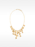 Collar Corto Con Flores