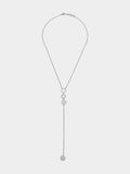 Collar Colgante De Aros Con Circonitas