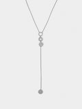 Collar Colgante De Aros Con Circonitas