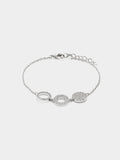 Pulsera De Detalle De Aros Con Circonitas