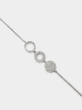 Pulsera De Detalle De Aros Con Circonitas