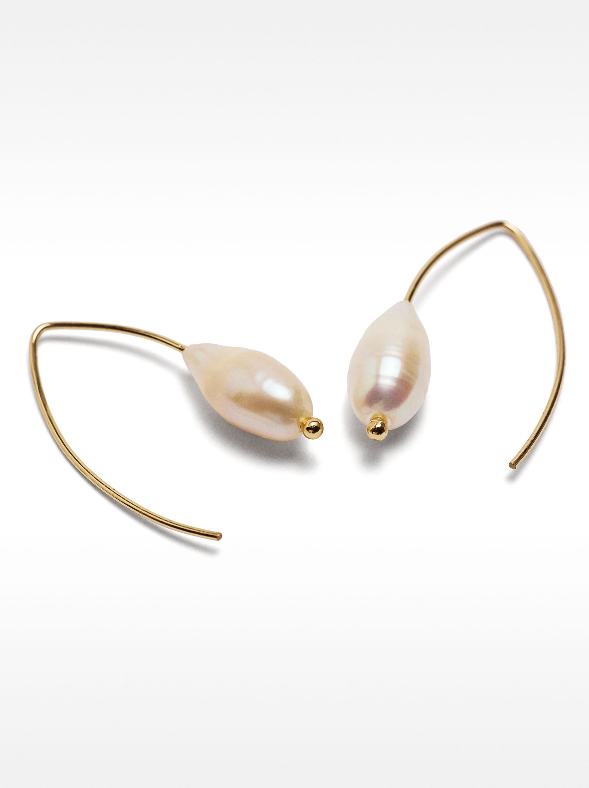 Pendientes Con Perlas De Agua Dulce