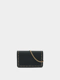 Bolso De Mano De Efecto Piel Con Tachuelas