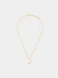 Collar De Eslabones Con Perla - Acero Inoxidable