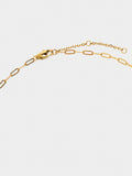 Collar De Eslabones Con Perla - Acero Inoxidable