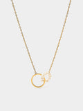 Collar Con Perlas De Agua Dulce - Acero Inoxidable
