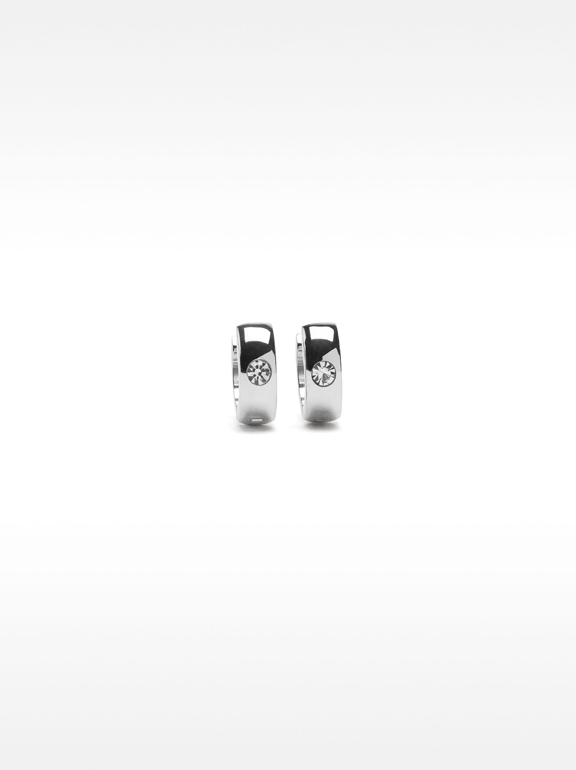 Pendientes Con Cristales - Acero Inoxidable