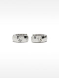 Pendientes Con Cristales - Acero Inoxidable