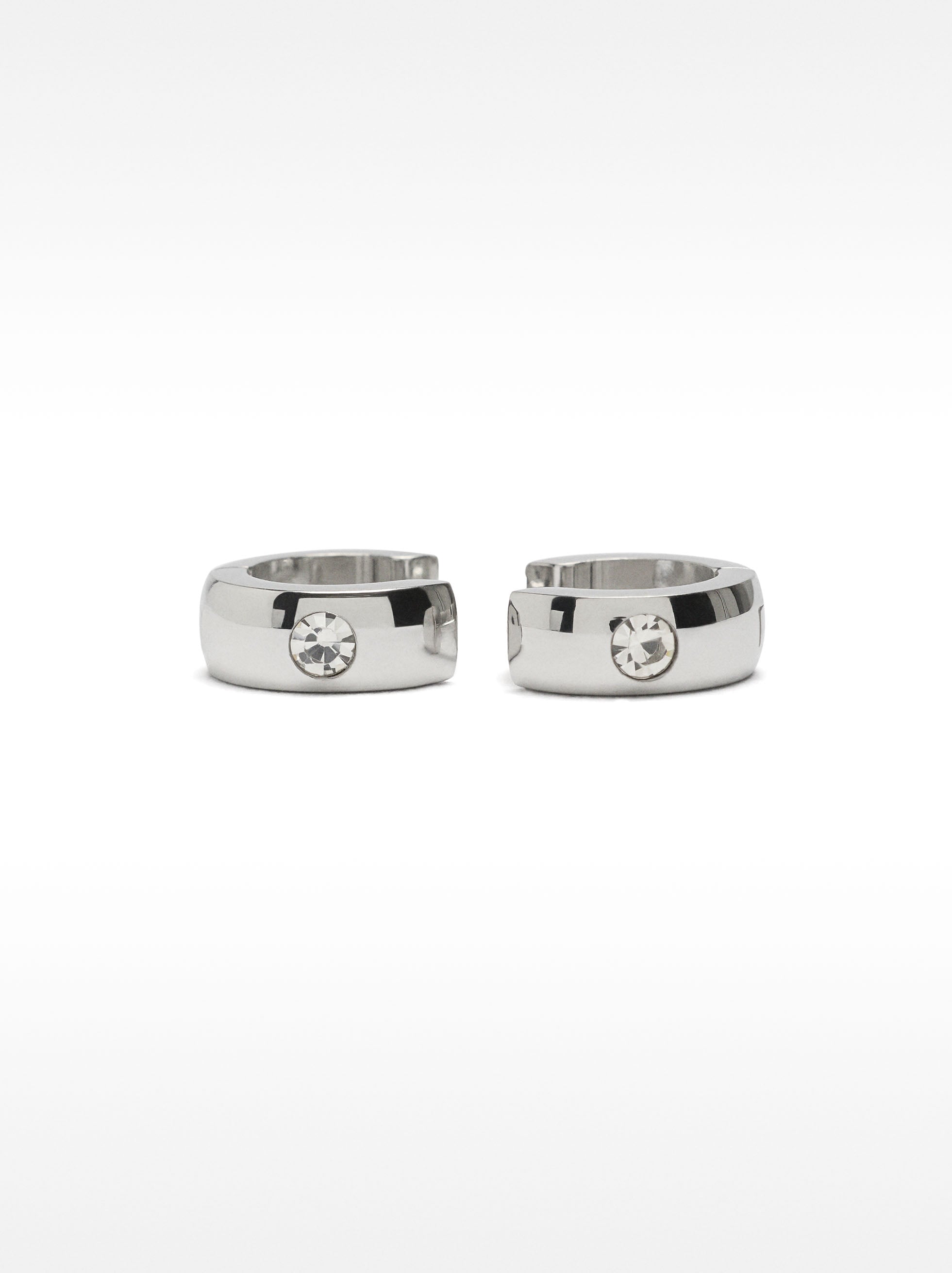 Pendientes Con Cristales - Acero Inoxidable