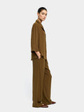 Pantalón De Lyocell Con Cintura Elástica