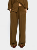 Pantalón De Lyocell Con Cintura Elástica