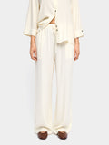 Pantalón De Lyocell Con Cintura Elástica