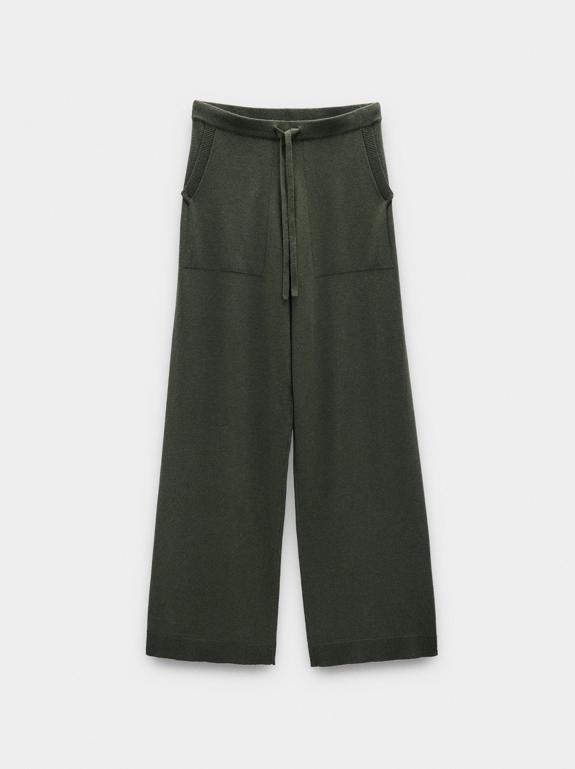 Pantalón De Punto Liso
