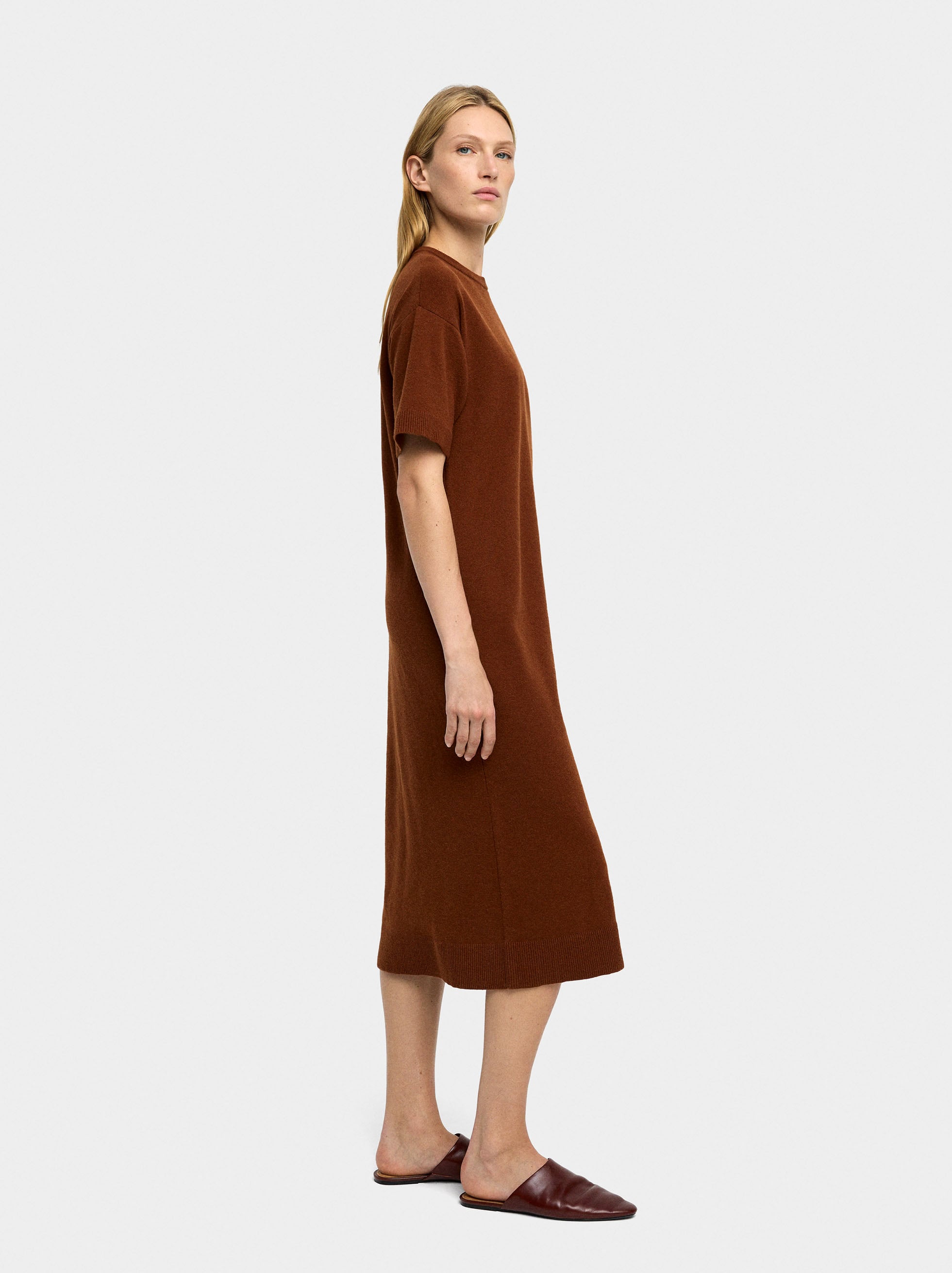 Vestido Midi De Punto