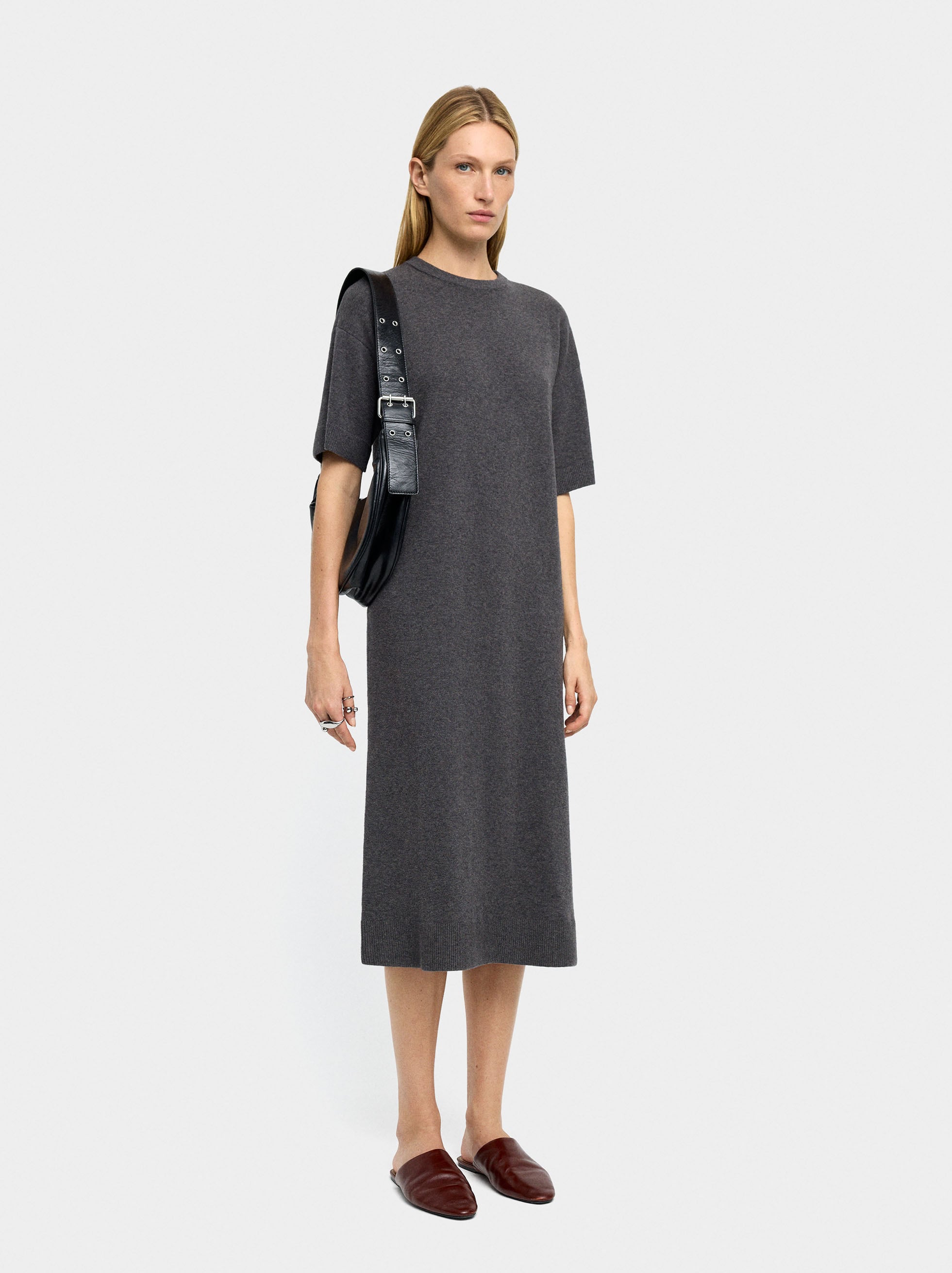 Vestido Midi De Punto