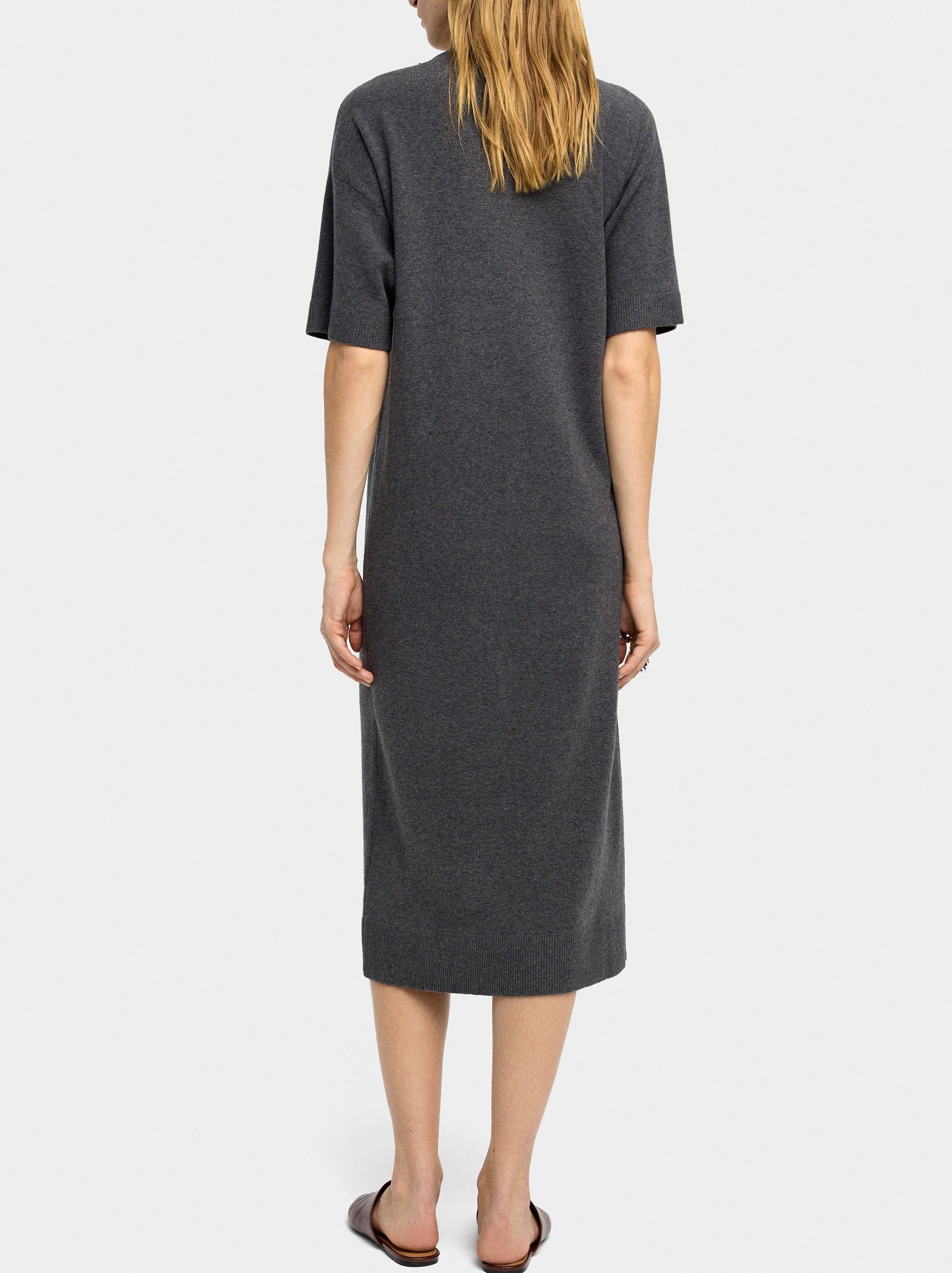 Vestido Midi De Punto