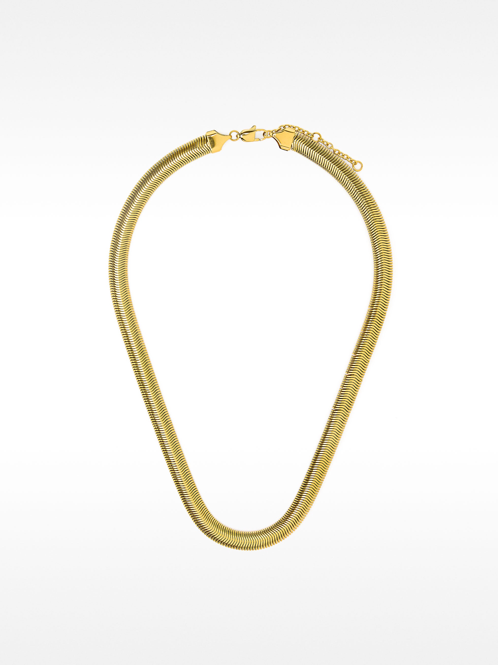 Collar Cadena De Cobra - Acero Inoxidable