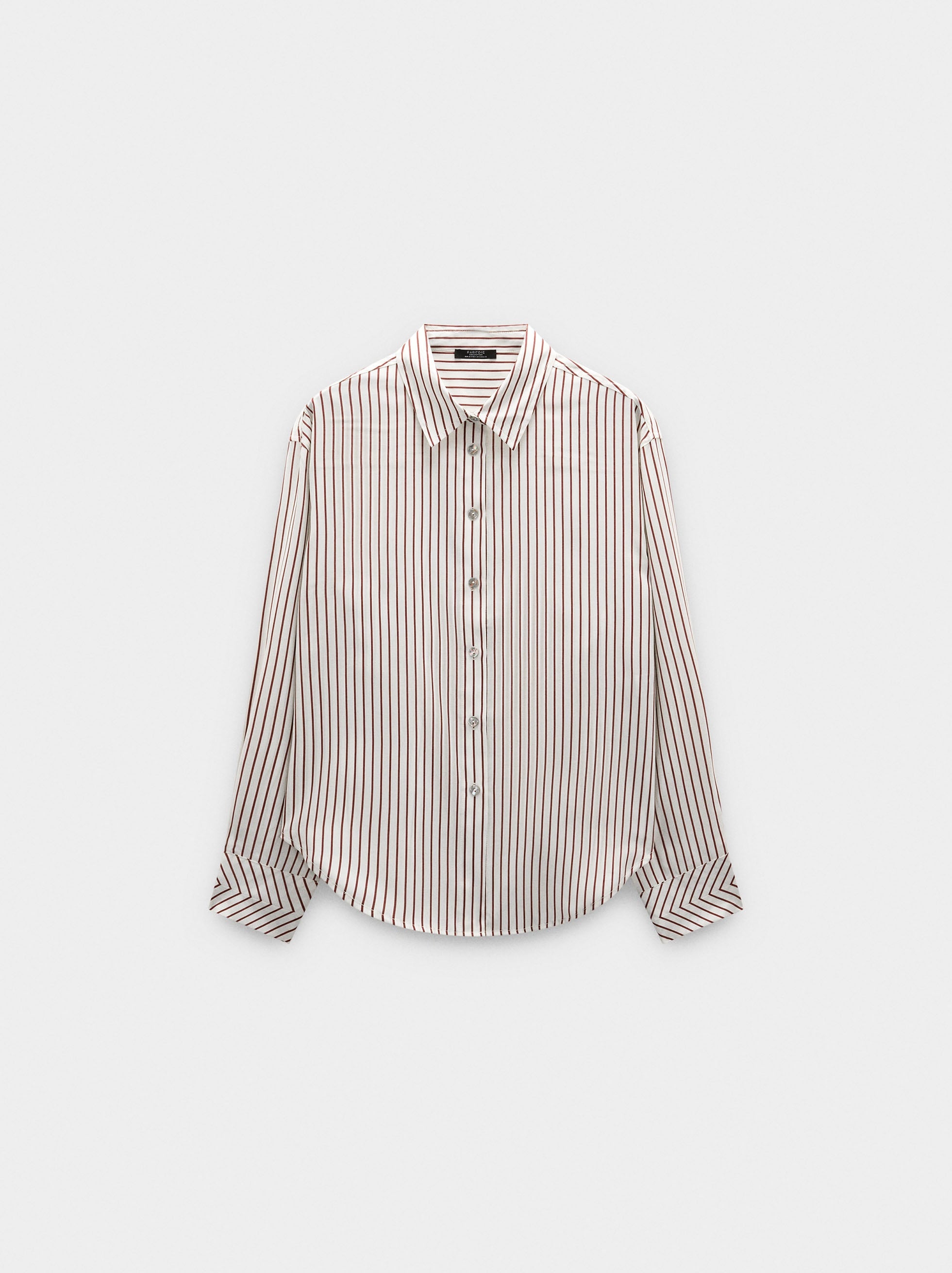 Camisa A Rayas Manga Larga