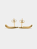 Pendientes Earjack Con Cristales - Acero Inoxidable