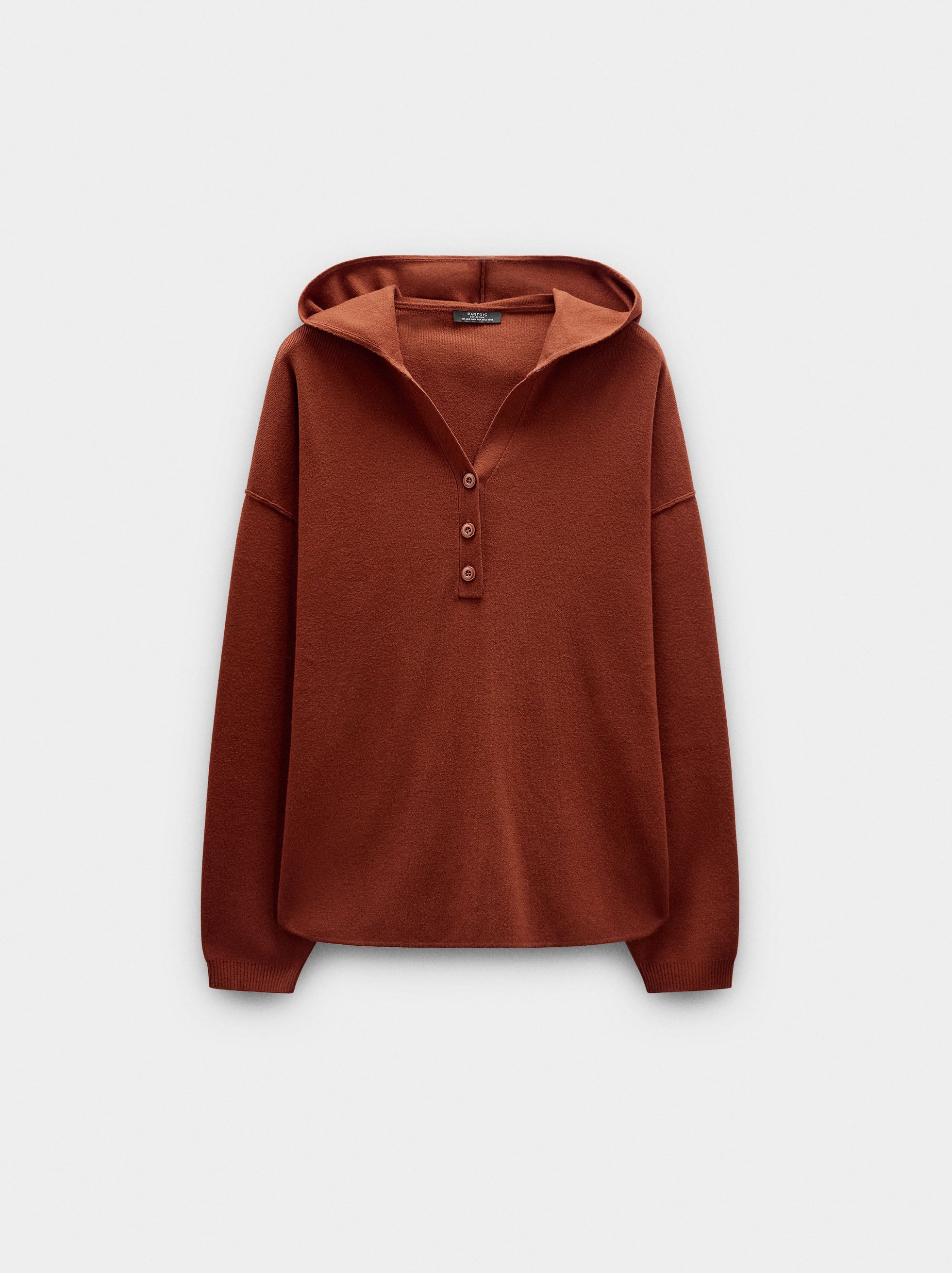 Jersey De Punto Con Capucha