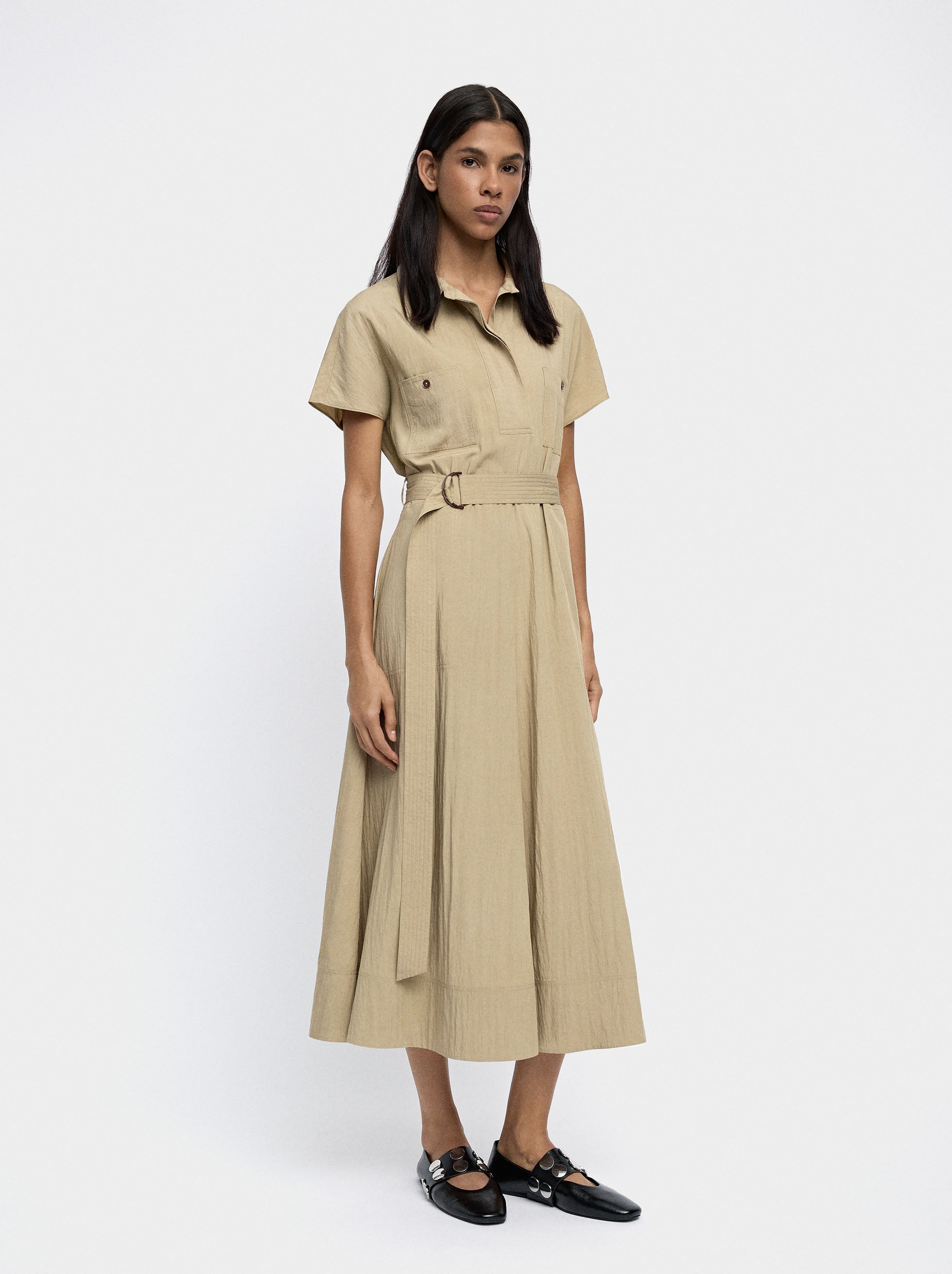 Vestido Camisero Midi