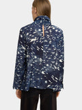 Blusa De Manga Larga Con Estampado Animal