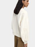 Sudadera De Algodón Con Flor