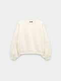 Sudadera De Algodón Con Flor
