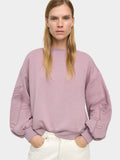 Sudadera De Algodón Con Flor