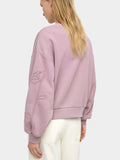 Sudadera De Algodón Con Flor