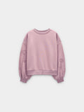 Sudadera De Algodón Con Flor