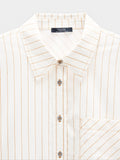 Camisa De Rayas 100% Algodón