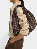 Bolso De Hombro Nylon Estampado