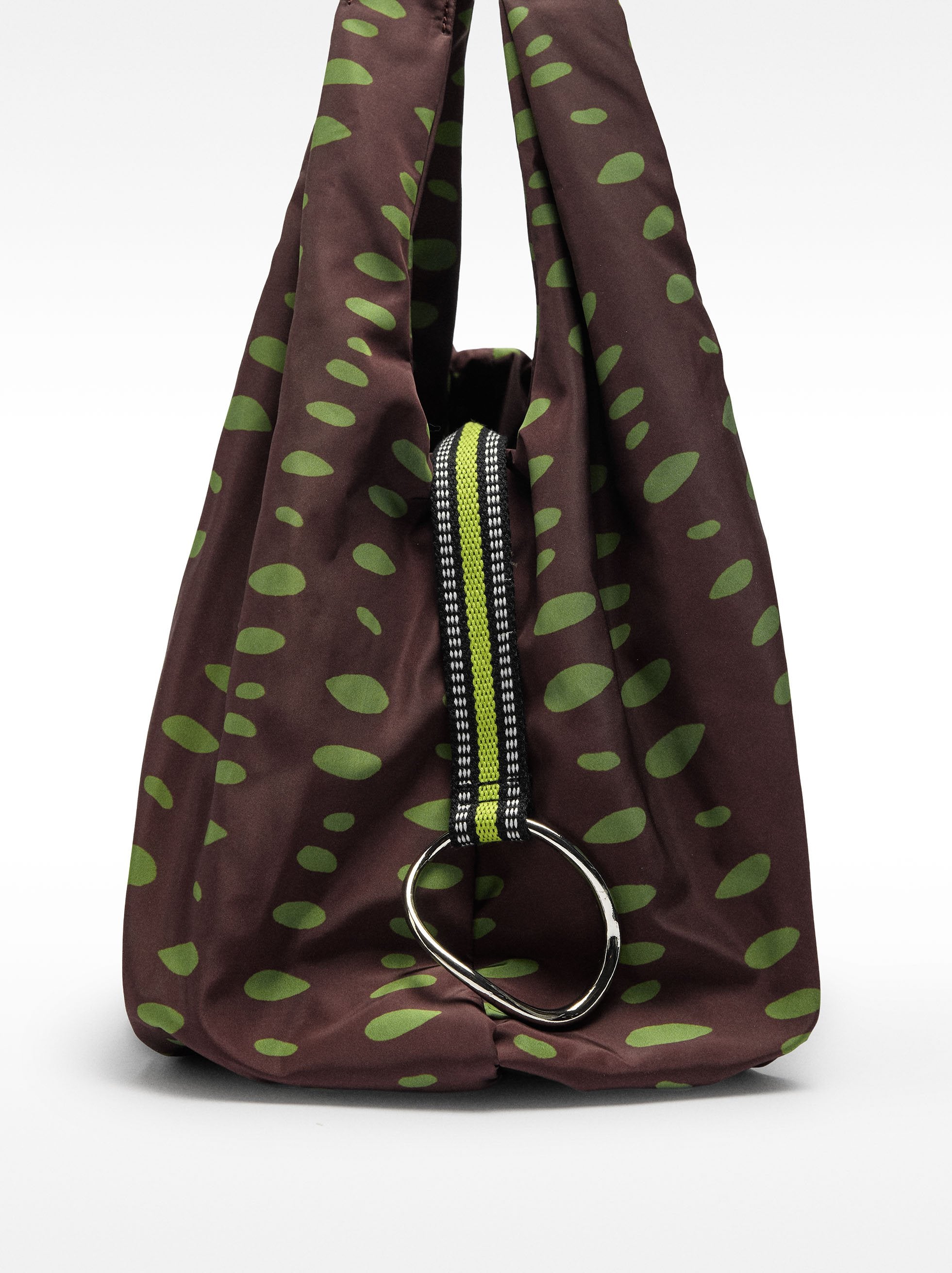 Bolso De Hombro Nylon Estampado
