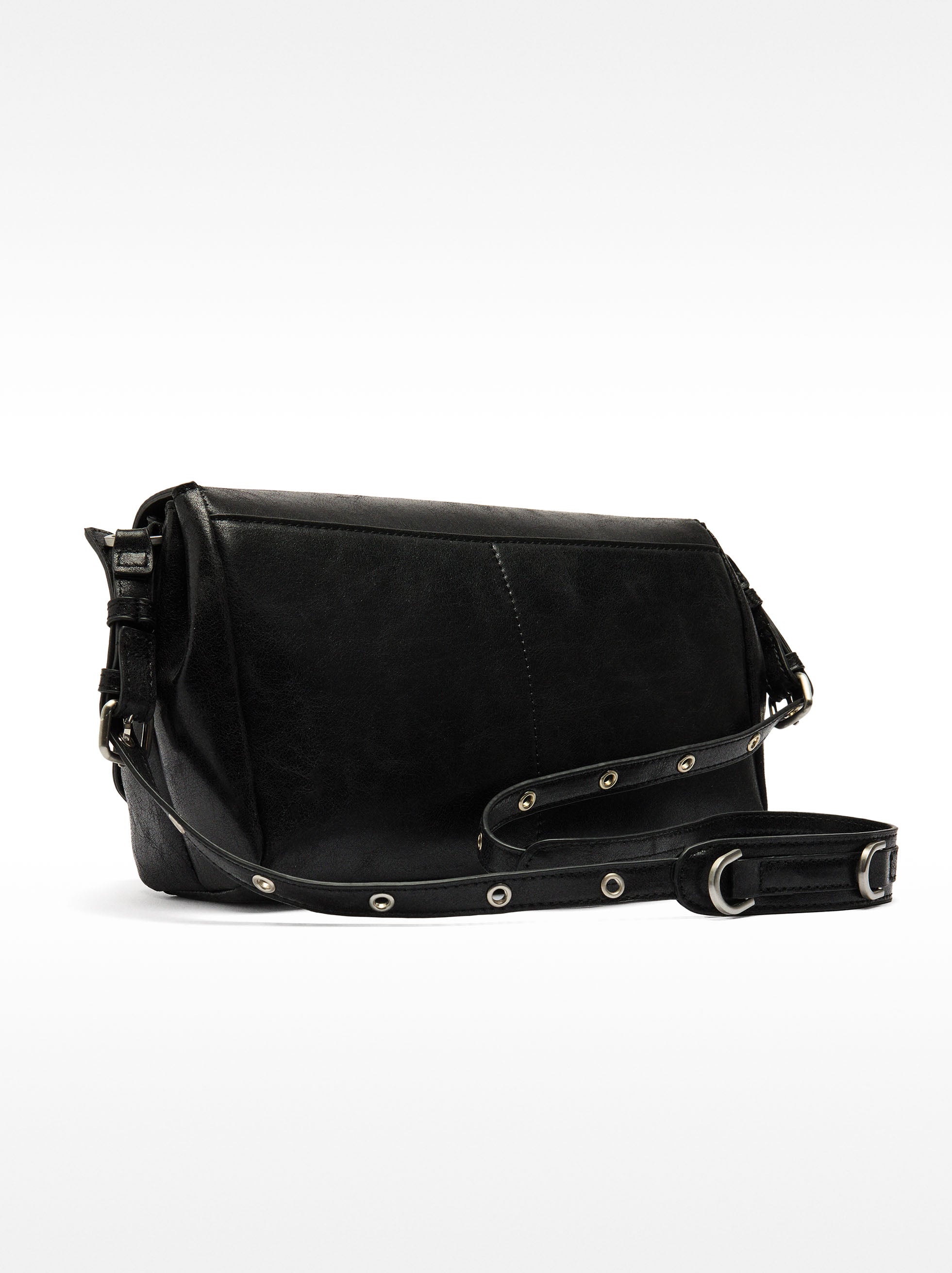 Bolso Bandolera Con Solapa