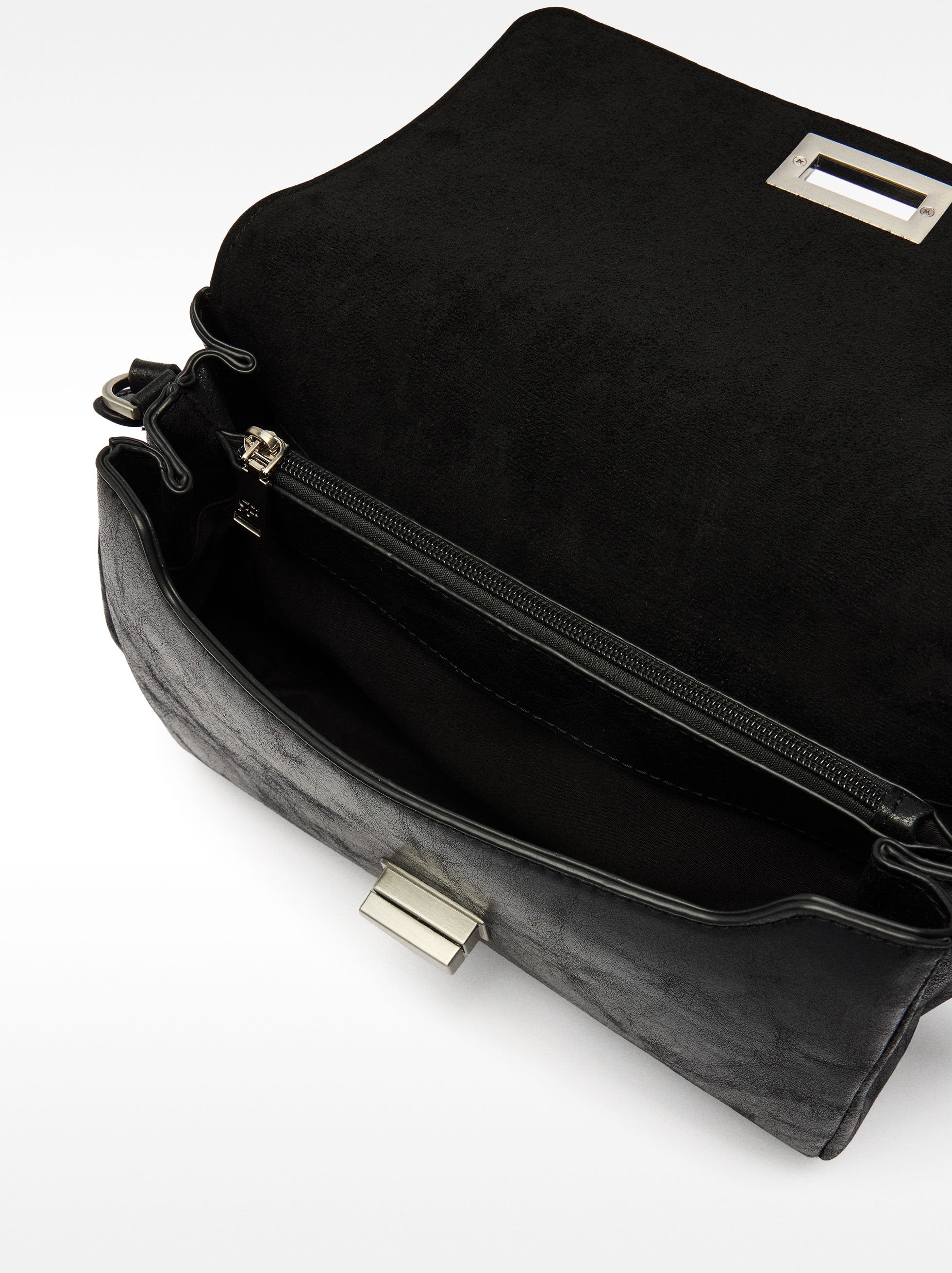 Bolso Bandolera Con Solapa