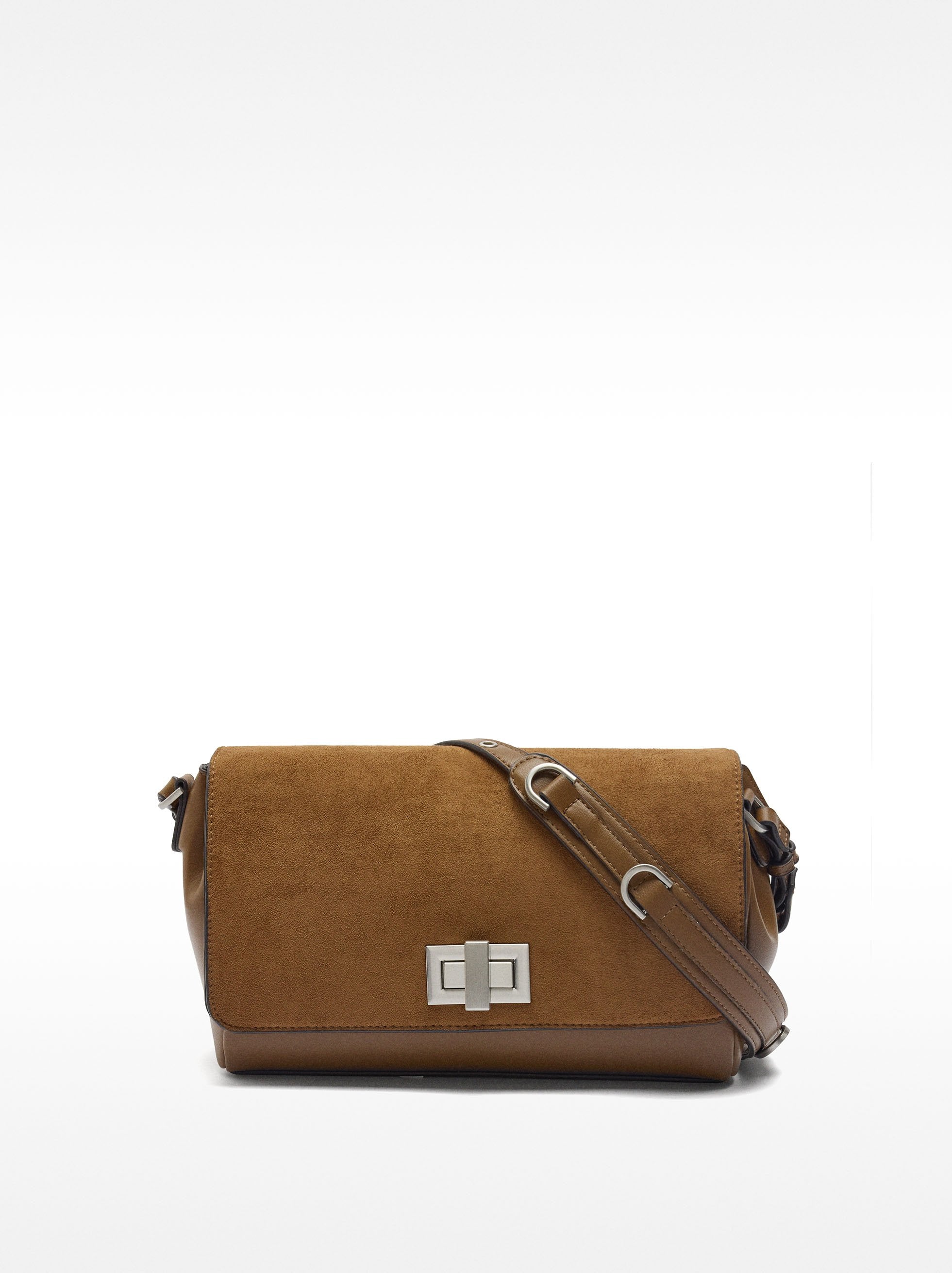 Bolso Bandolera Con Solapa