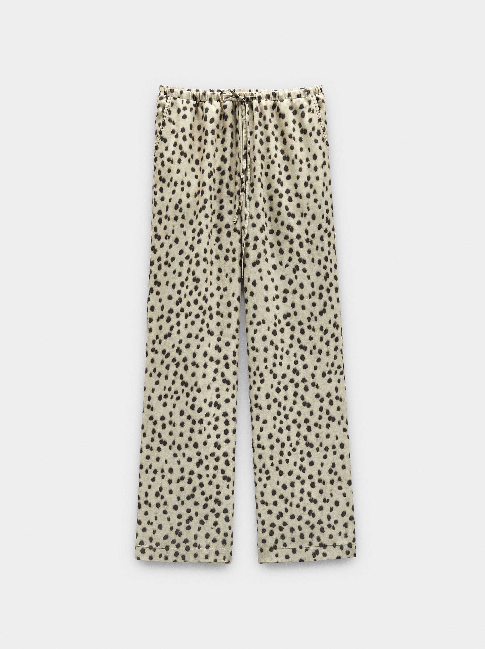 Pantalón Estampado Animal 100% Lyocell