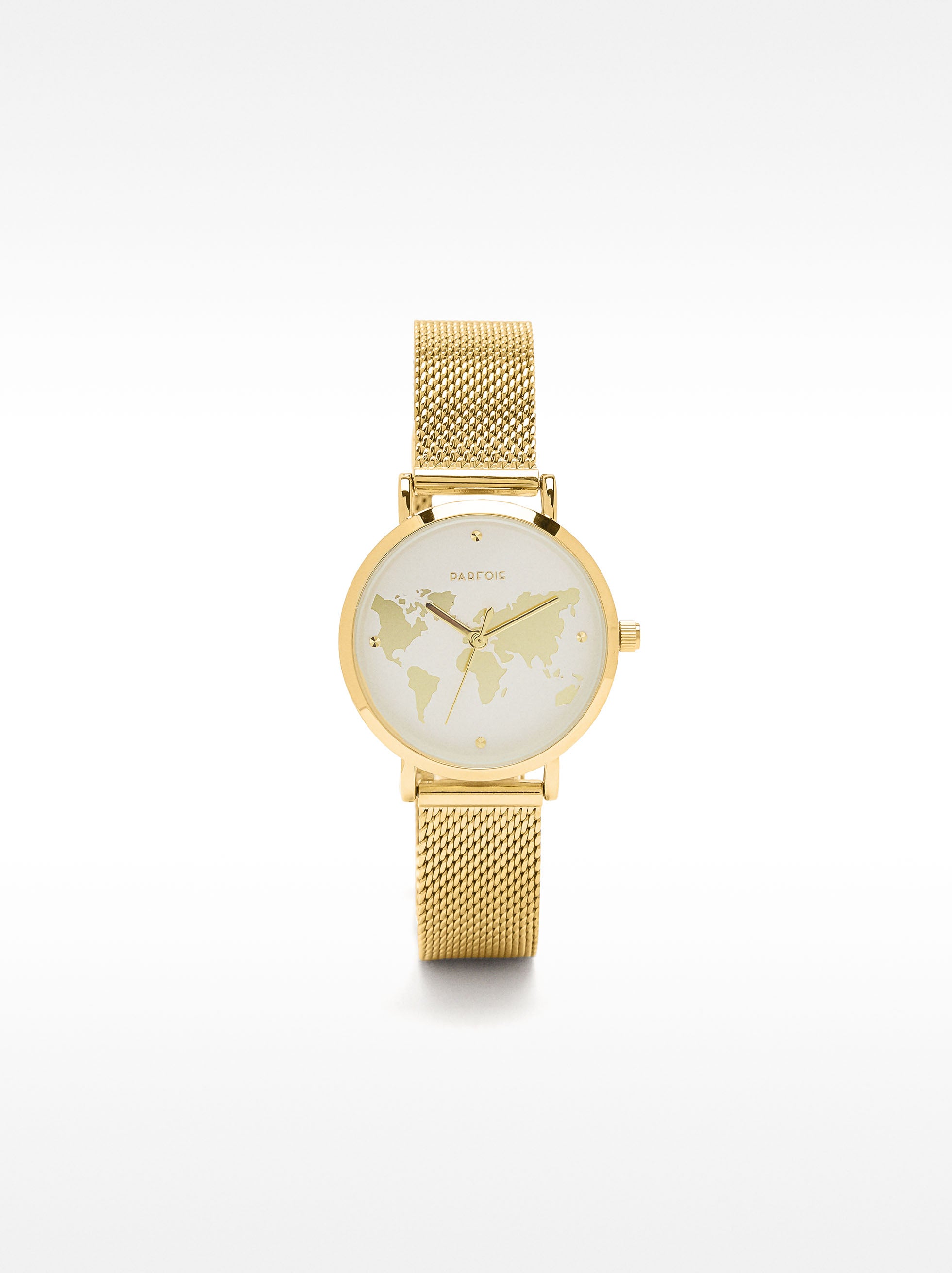 Reloj De Esfera Mapamundi